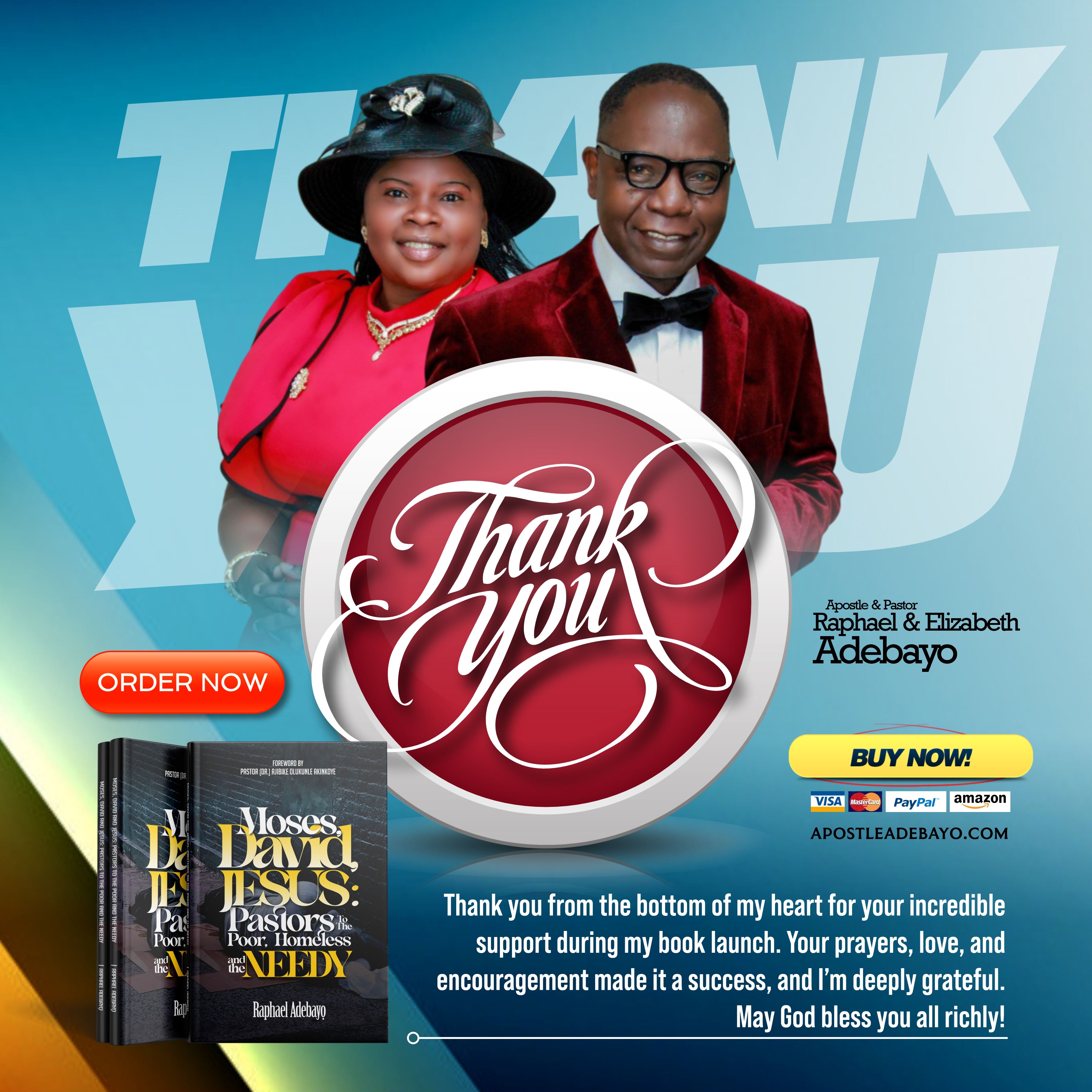 thank you for the book launching